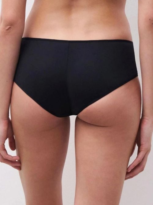 Floral Touch Shorty Donna in Pizzo Floreale e Morbida Maglia, nero