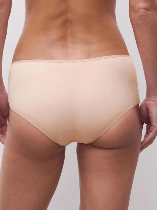 Floral Touch Shorty Donna in Pizzo Floreale e Morbida Maglia, beige