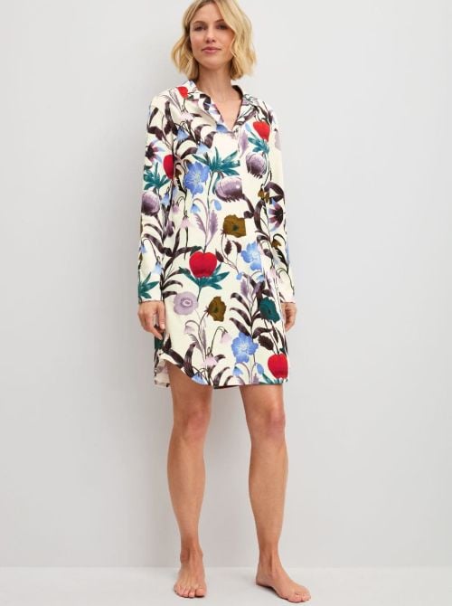 Camicia da Notte Donna in Cotone con Bottoni - Alpine M&M CALIDA