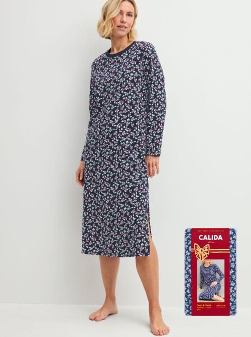 Camicia da Notte Lunga e Calda in Cotone - Family & Friends CALIDA
