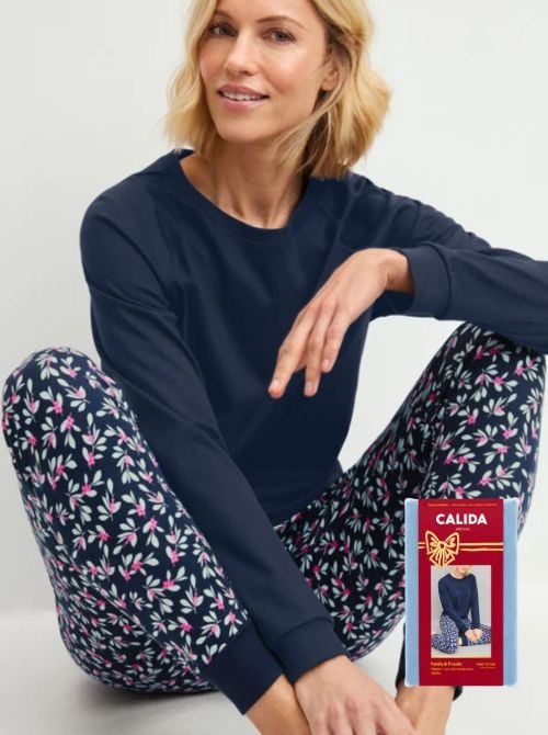 Pigiama Donna Caldo in Cotone con Polsini - Family & Friends CALIDA