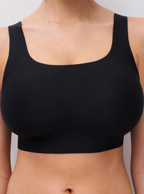 SoftStretch Power Reggiseno Senza Ferretto ad Alto Sostegno con Coppe Imbottite, nero CHANTELLE