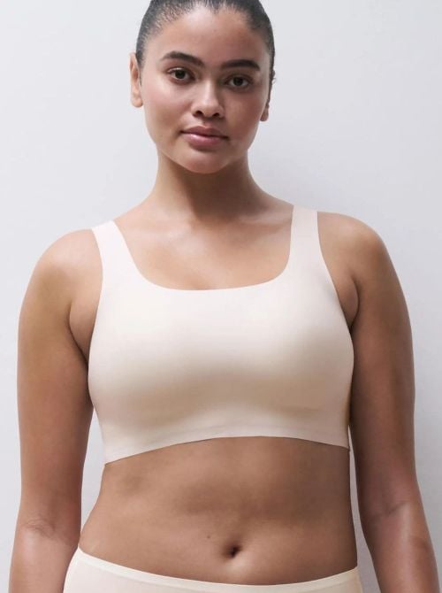 SoftStretch Power Reggiseno Senza Ferretto ad Alto Sostegno con Coppe Imbottite, avorio CHANTELLE