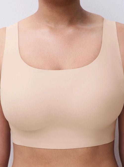 SoftStretch Power Reggiseno Senza Ferretto ad Alto Sostegno con Coppe Imbottite, beige CHANTELLE
