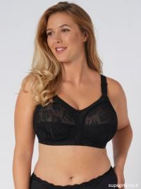 Doreen non-wired bra, black