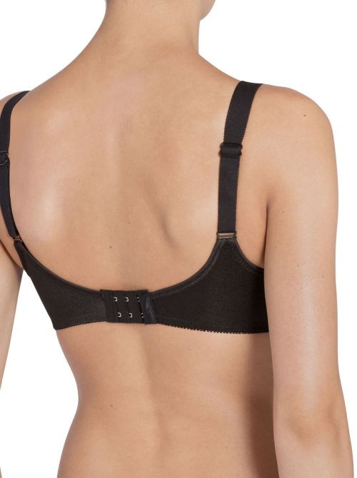 Doreen non-wired bra, black