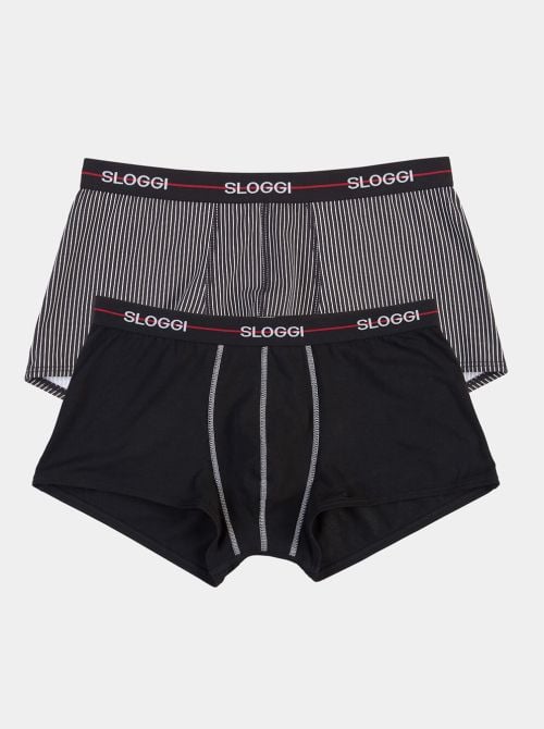 Sloggi Start Hip confezione da 2 boxer, righe/blu