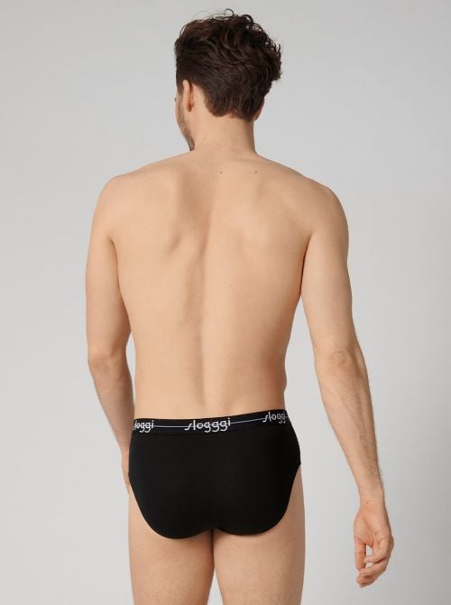 Sloggi Start Midi confezione da 2 slip, nero