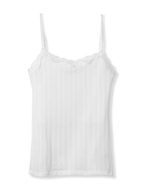 10092 Etude Toujours Top con bretelline regolabili, bianco