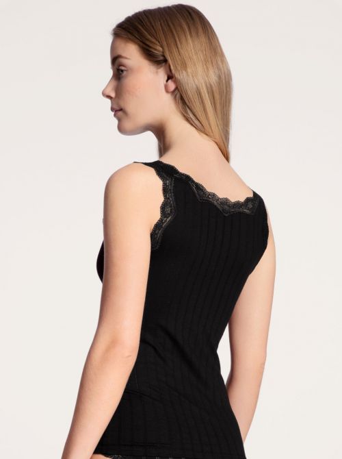 Etude Toujours Top con spalline larghe, nero