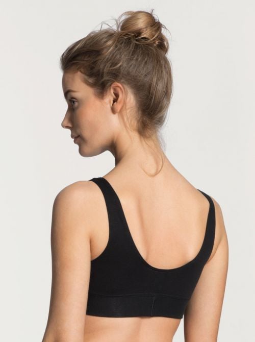 2138 Top SPORTIVO in Cotone, nero