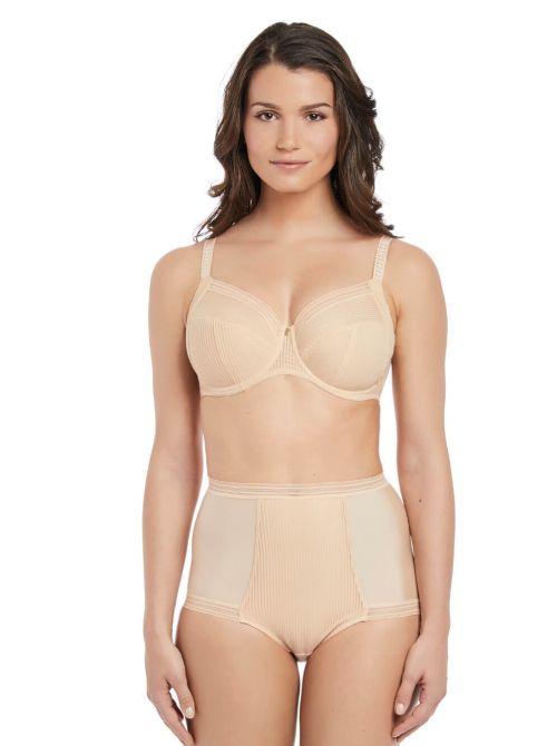 Fusion Underwired  Full Cup Side Support Bra, sand
