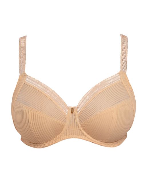 Fusion Underwired  Full Cup Side Support Bra, sand