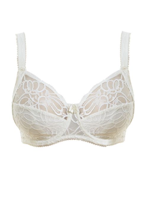 Jacqueline Lace UW Full cup with Side Support Bra, ivory