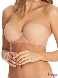 Idol Allure Reggiseno modellato senza spalline, caff&egrave; latte