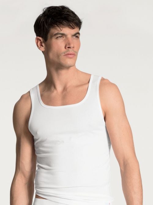 12660 Evolution Top in finest Pima cotton, white CALIDA