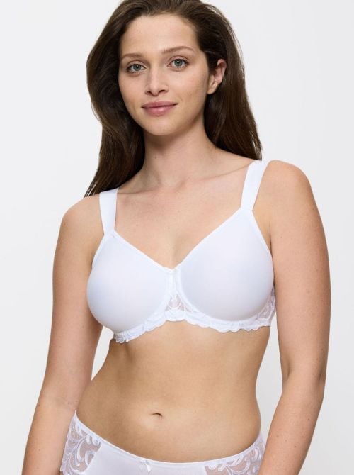 Modern Finesse W 01 reducer bra, white