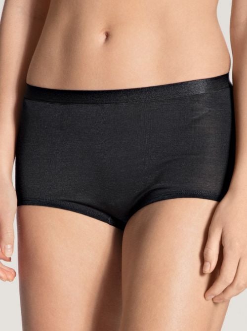 True Confidence slip Lana e Seta, nero CALIDA