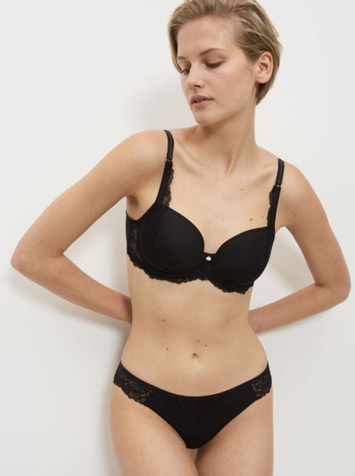 Peony Florale WP Reggiseno imbottito, nero