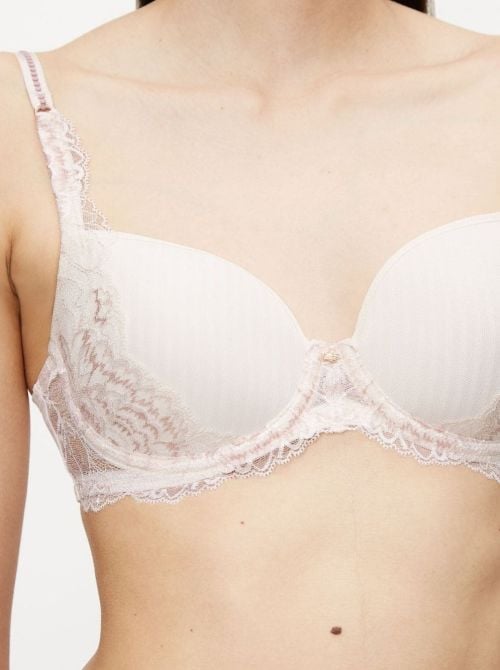 Peony Florale WP Underwire padded Bra, angora