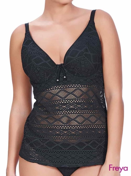 Sundance Top Tankini, nero