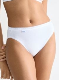 Sloggi Basic Tai 2 Slip in cotone, bianco