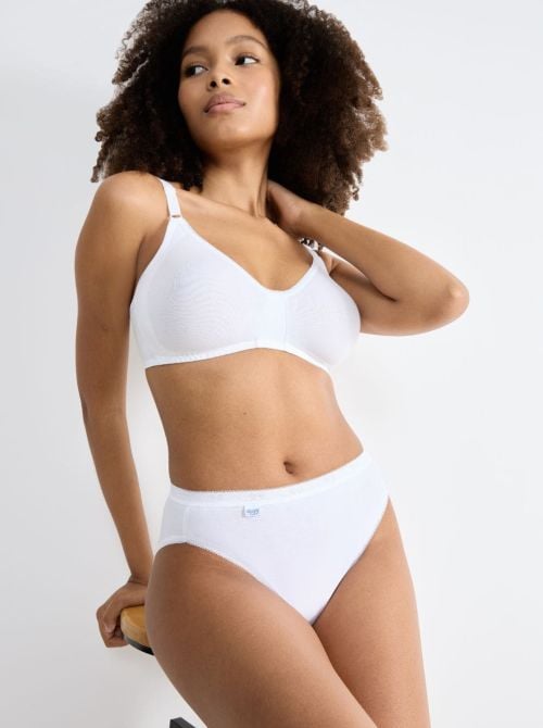 Sloggi Basic Tai 2 Slip in cotone, bianco SLOGGI