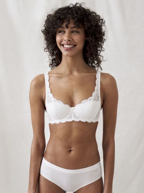 Amourette 300 WHP wired padded bra, white