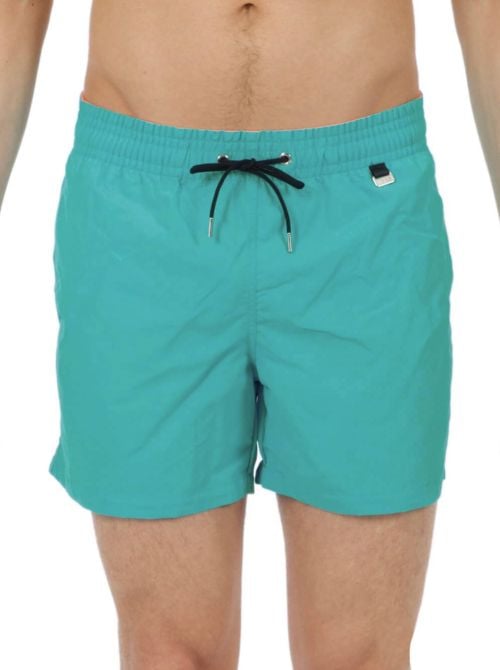 Splash beach boxer, turquoise