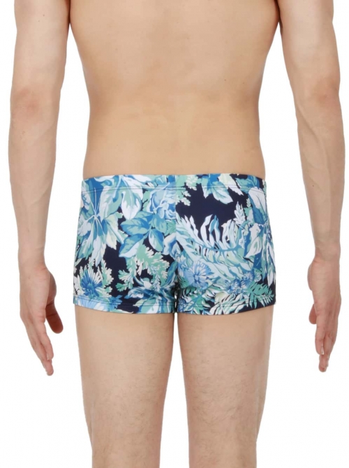 Lagon, Swim shorts, navy flower HOM