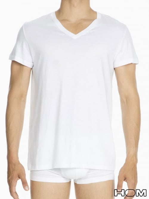 Best Modal T-shirt V neck, white