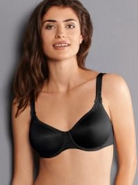 Grazia 5619 Reggiseno con ferretto e coppe preformate, nero