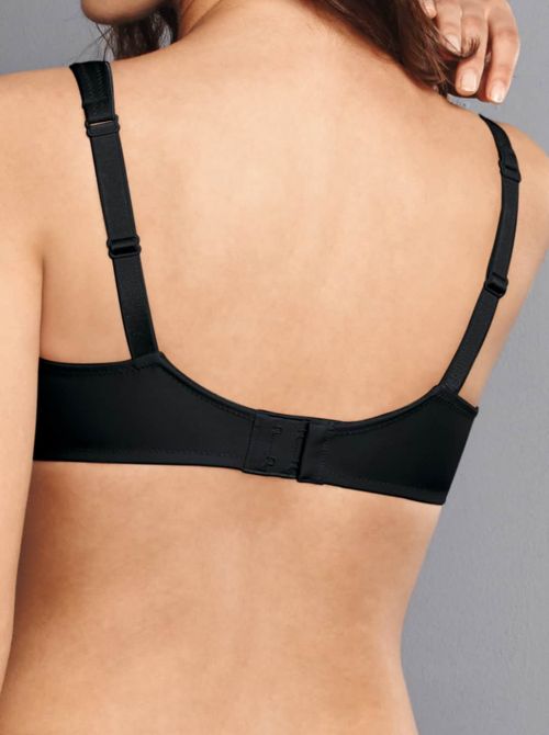 Grazia 5619 Reggiseno con ferretto e coppe preformate, nero ROSA FAIA