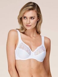 Riccarda W reggiseno con ferretto, bianco