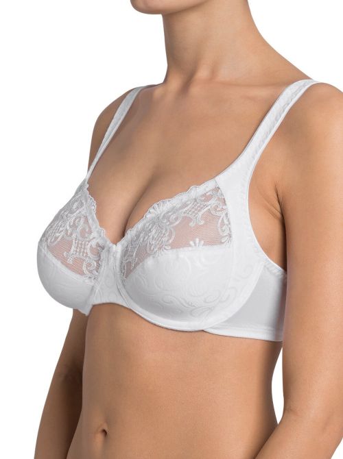 Riccarda W reggiseno con ferretto, bianco