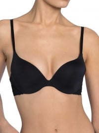 Sloggi Wow Lace WHP reggiseno imbottito con ferretto, nero