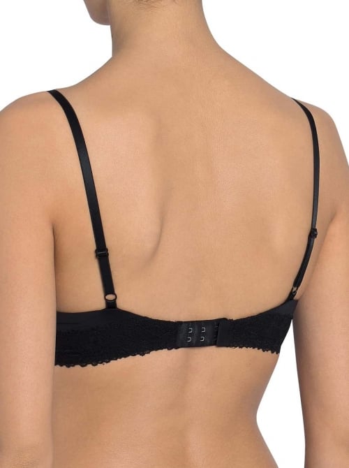 Sloggi Wow Lace WHP reggiseno imbottito con ferretto, nero Sloggi