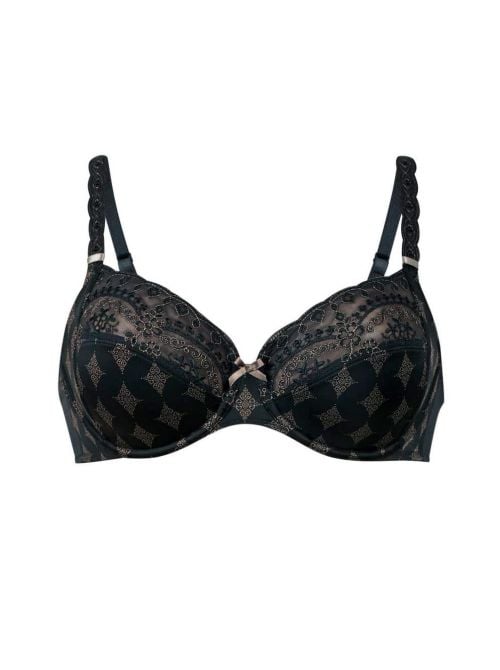 Mila Reggiseno con ferretto, nero
