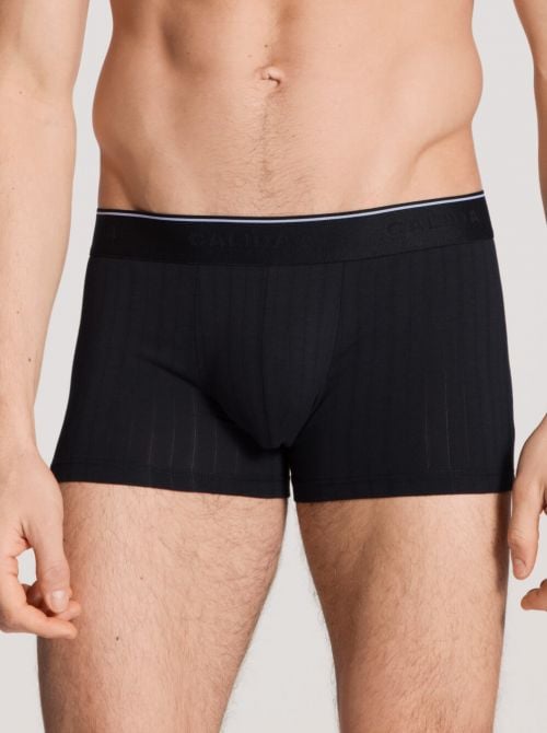 Pure & Style boxer effetto scarto d'ago, nero