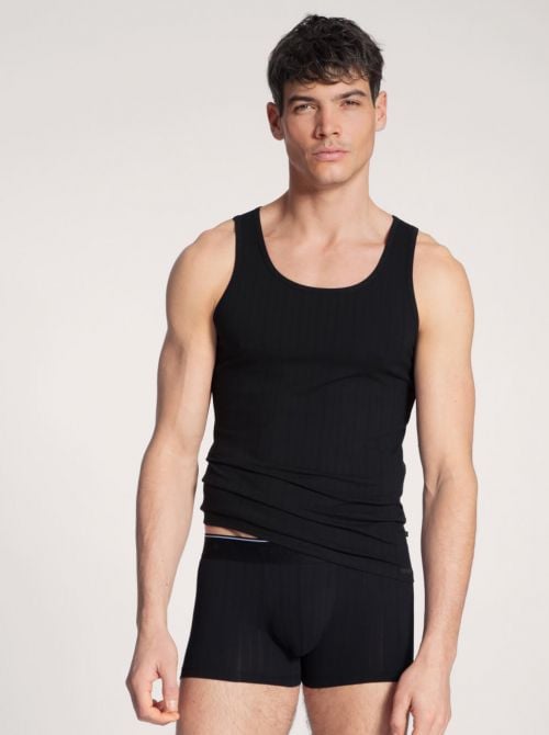 Pure & Style boxer effetto scarto d'ago, nero