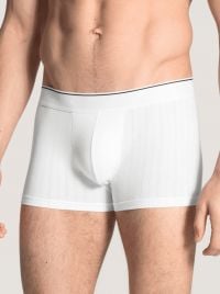 Pure & Style boxer effetto scarto d'ago, bianco