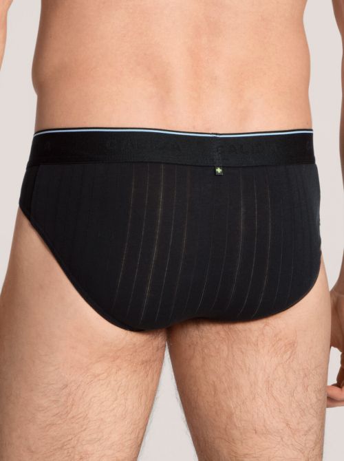 Pure & Style 21986 Mini Slip effetto scarto d'ago, nero