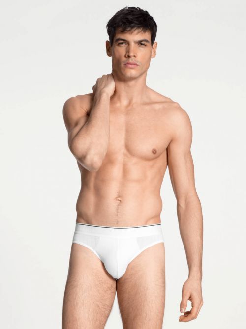 Pure & Style 21986 Mini Slip effetto scarto d'ago, bianco