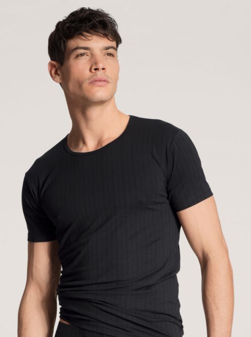 Pure & Style 14886 T-shirt, black CALIDA