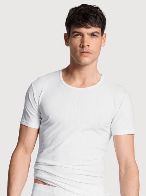 Pure & Style 14886 T-Shirt, bianco CALIDA