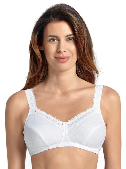 5309X Esther Wire-Free Mastectomy Bra, white