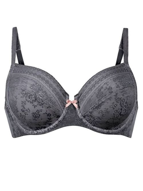 Fleur 5653 Reggiseno con ferretto, antracite