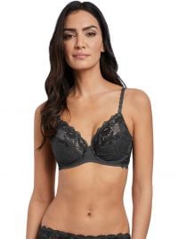 Lace Perfection Reggiseno con ferretto, carbone