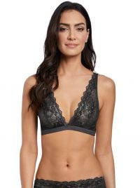 Lace Perfection Bralette, carbone