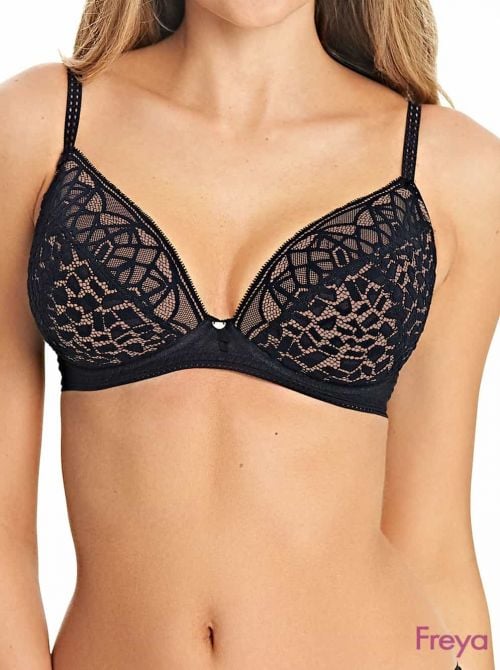 Soiree Lace  Reggiseno con ferretto e coppe imbottite, nero FREYA